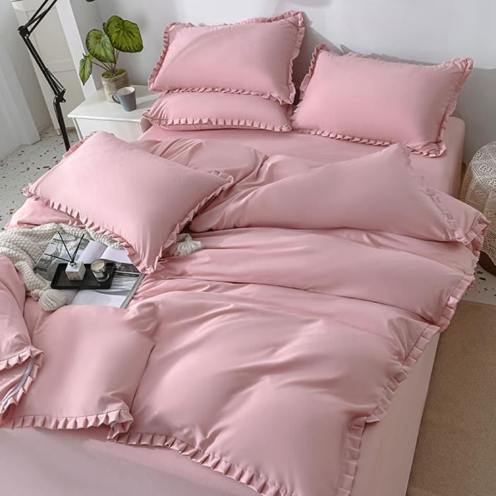 Happy Linen Company Set Di Lenzuola Reversibile - Copripiumino E Federa Con Babbo Natale, Rosso