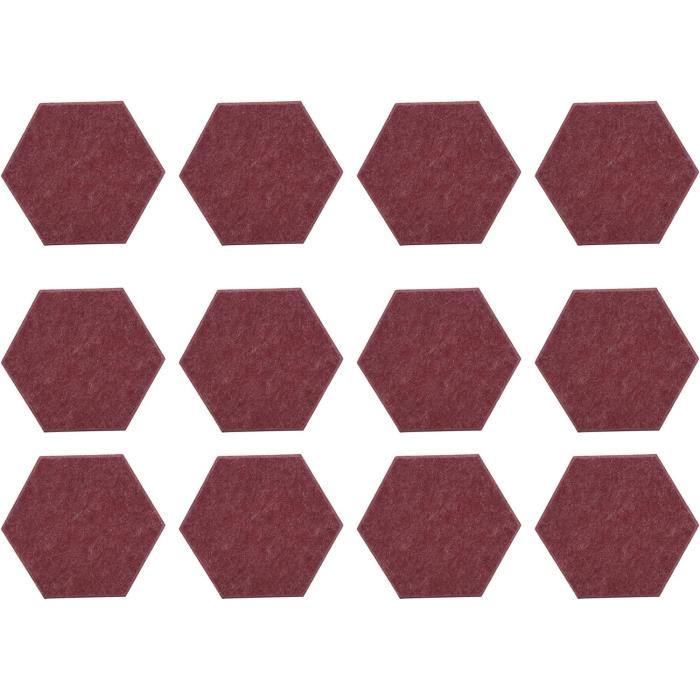 Lot De 12 Panneaux Acoustiques Vicco - Dimensions : 120 X 40 X 1.8 Cm Chacun - Matériau : MDF - Couleur Marron/grège - Pour Améliorer L'isolation Sonore D'une Pièce - 3