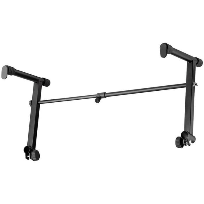 Classic Cantabile KS-100 Support Double Pour Claviers Argent
