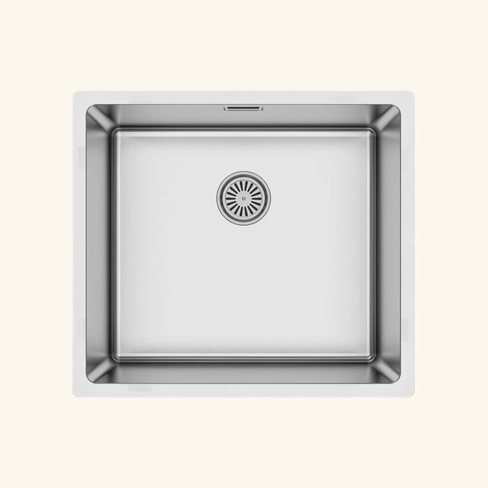 Evier inox sous-plan SUZON 1 bac 490x440 440x490