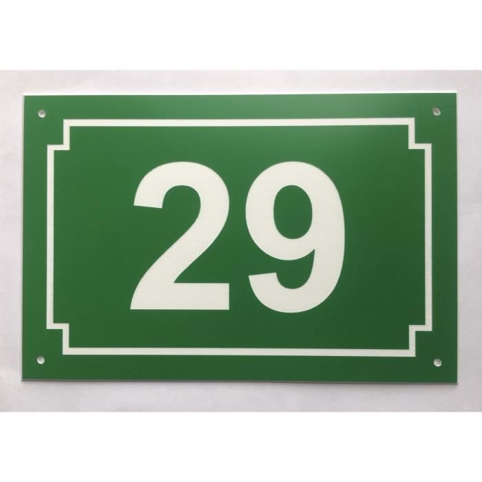 Plaque De Numéro De Maison En émail 55 - Choisissez Votre Numéro