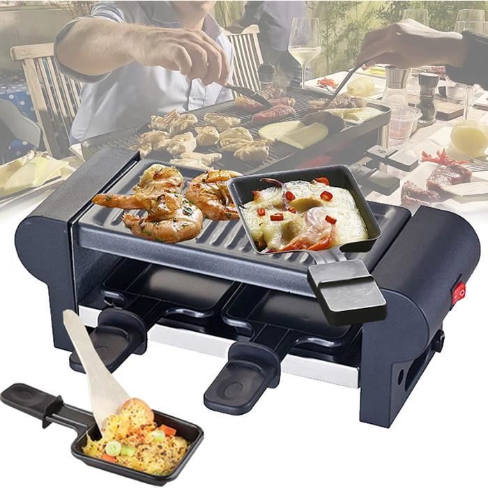Appareil Raclette & Grill 2 En 1 - 8 Personnes - 1400W - Little Balance