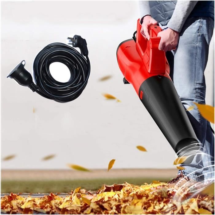 Souffleur Électrique Feuilles 800W KATSU - Souffleur Poussière Turbo Variable Jardin Maison Construction