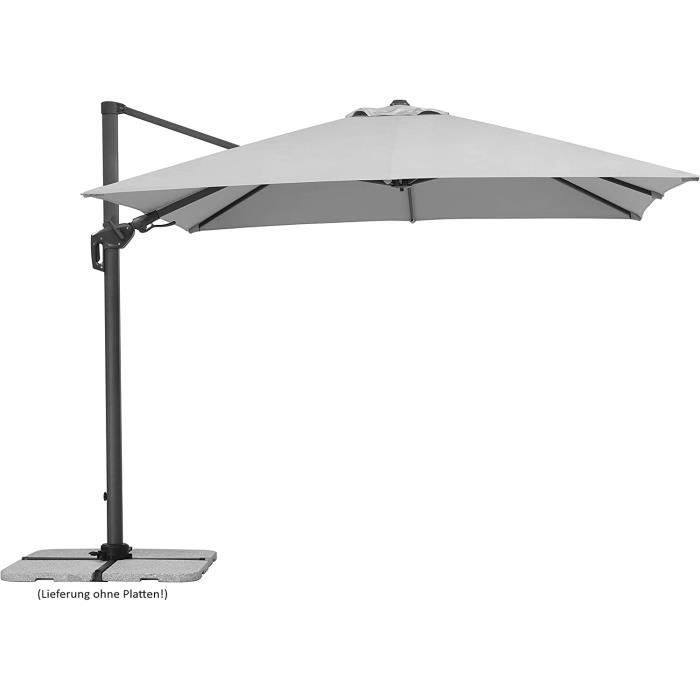 Schneider Parasol Rhodos Twist Woody, Naturel, 300 X 300 Cm, 729