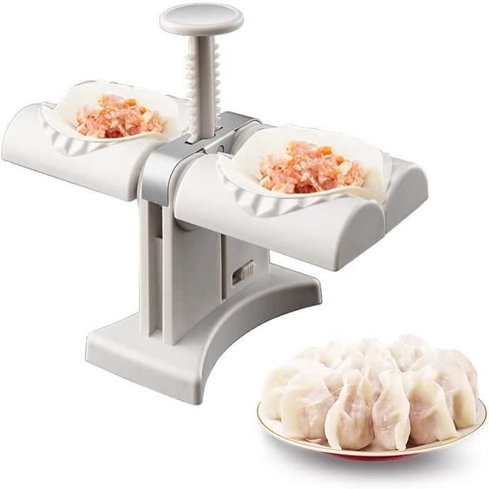 Ravioli Maker Automatique Double Tête En Acier Inoxydable - Moule à Dumplings