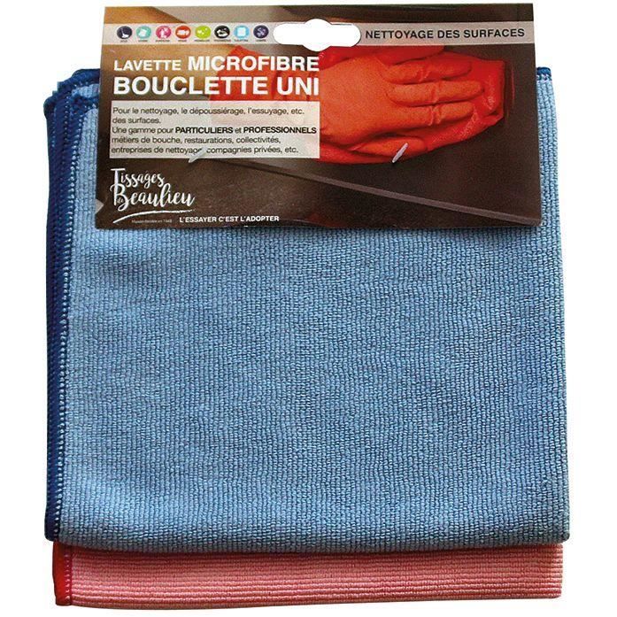 Lavettes microfibre 40x40cm 320gr/m² x2