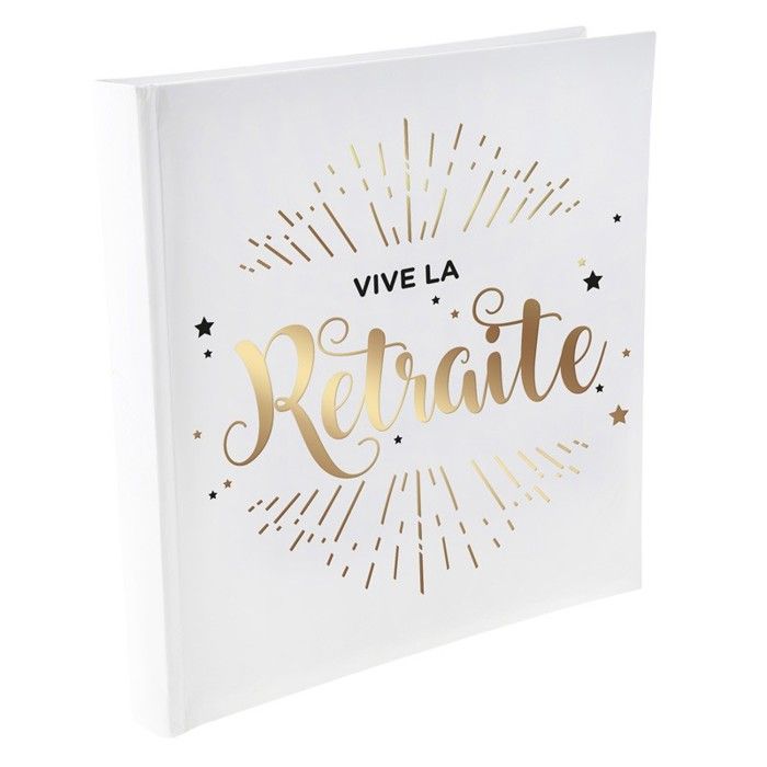 Livre d'Or 'Vive La Retraite' - Elégant