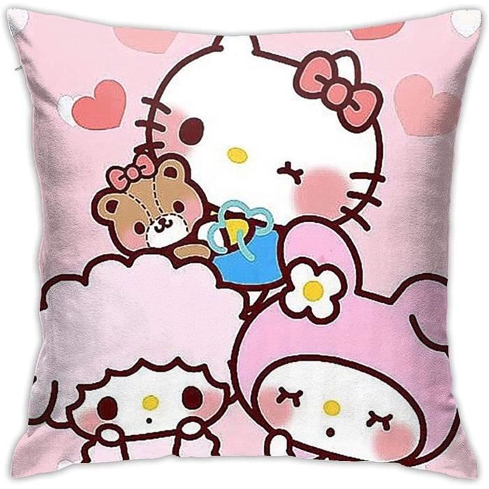 Hello Kitty Couverture Polaire Douce, 150×130 cm - Cadeau pour Elle