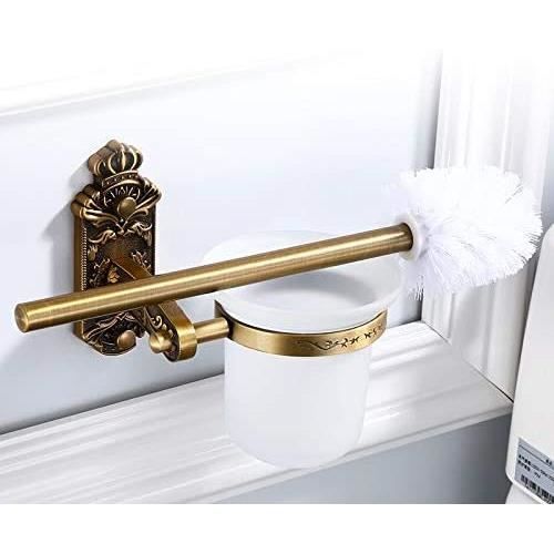 jamcoly Ensemble de 4 accessoires de salle de bain de style industriel