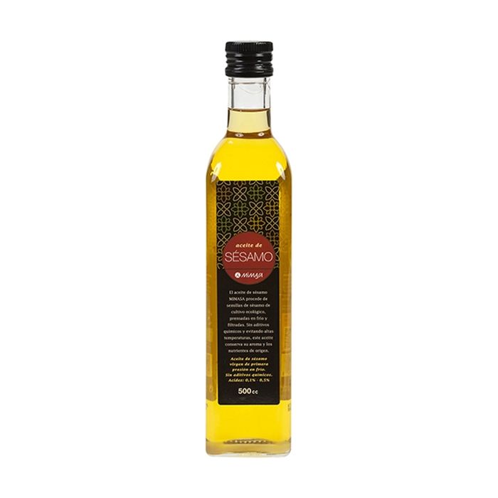 Huile De Sésame Bio Vierge 500 Ml - Pressée à Froid, 100% Naturelle, Origine France, Végétalienne