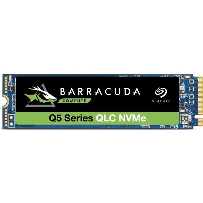 SEAGATE - SSD Interne - BarraCuda Q5 - 1To - M.2 NVMe (ZP1000CV3A001)