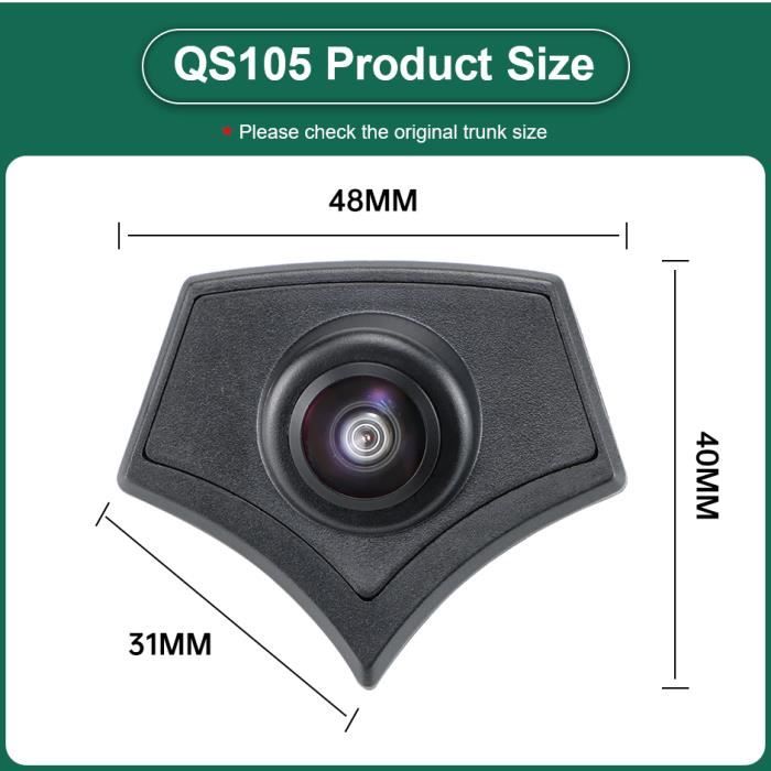 Caméra De Recul,GreenYi 170 Degrés AHD 1920x1080P Véhicule Spécial Caméra De Vue Arrière Pour