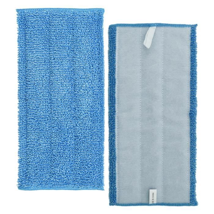 Lot De 3 Têtes De Serpillère En Microfibre Lavables, Idéales Pour Le Nettoyage Du Sol Sur Bois, Carrelage, Marbre