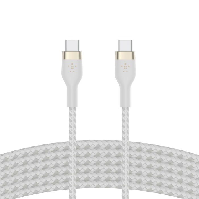 Belkin BOOST?CHARGE PRO Flex câble USB USB 2.0 3 USB C Neuf