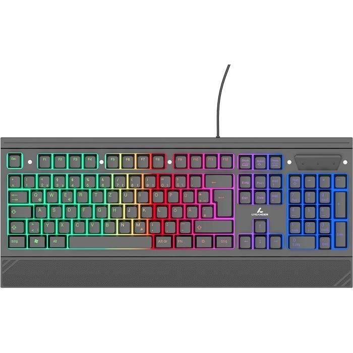 Clavier Gamer Be Mix - Anti-ghosting, Rétroéclairage, 3 Fonctions - Neuf