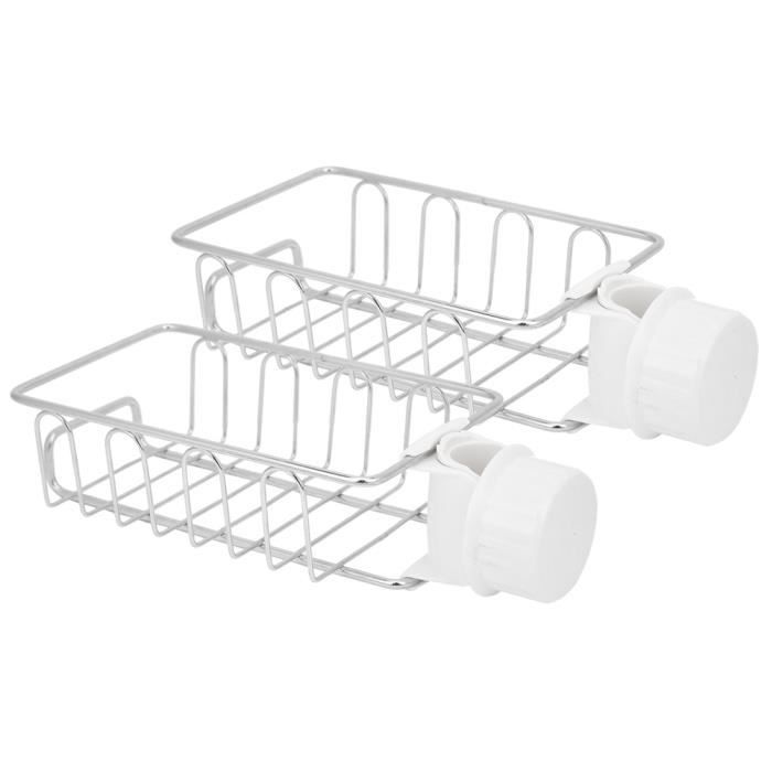 Panier De Vidange Suspendu Pour évier - Organisateur éponges Et Savon - Avec Trous De Drainage - Pour Cuisine Et Salle De Bain
