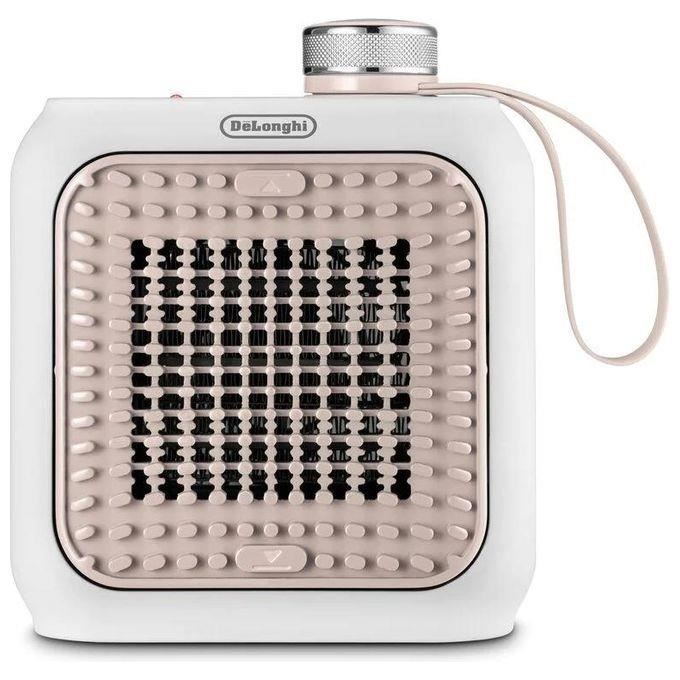 Radiateur soufflant - DeLonghi - Capsule Desk HFX10B03.PK - Céramique - 350W - Silencieux 39 dB(A)