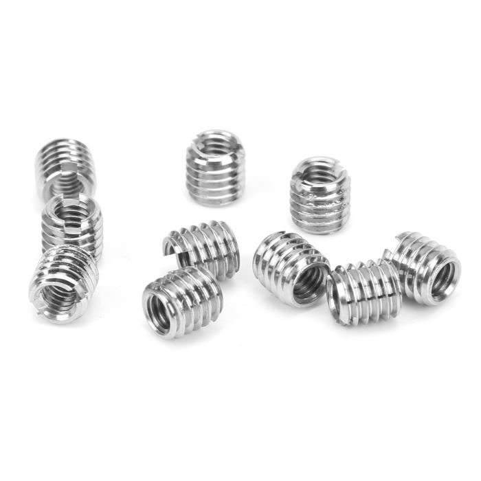 Inserts Filetés M10 X 1,25 En Inox - 304 Pièces Pour Hélicoptère Ou Bricolage Précis