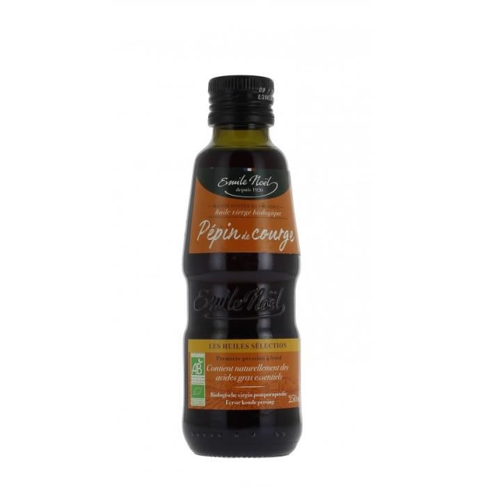 émile Noël -- Huile vierge de pépin de courge bio (origine Espagne) - 250 ml