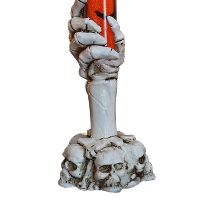 Lot de 5 dés en forme de tête d'os pour Halloween, dés squelette 3D