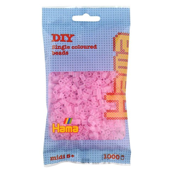 Perles Hama MIDI Gris Clair – 1000 Pièces (5 Mm) – Neuf