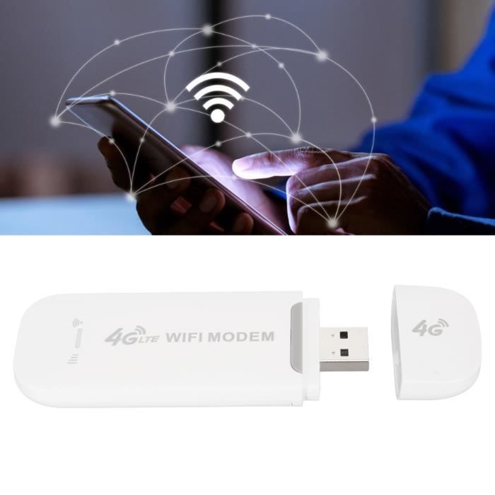 Modem USB 4G LTE, point d'accès WiFi Mobile avec emplacement pour