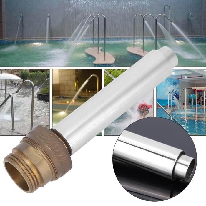 Machine à Brume Fontaine 12 Lumières - Corps Acier Inox, 24V, 350ml/h, Pour Piscine, Jardin, Bureau