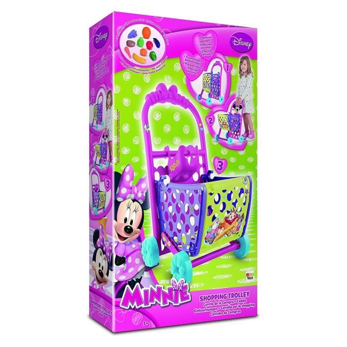 Jouet IMC TOYS Disney Minnie Mouse Chariot d achats Rose A partir de 3 ans Cdiscount Jeux Jouets