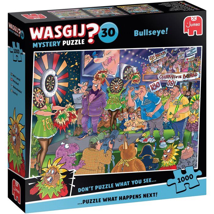 Puzzle - JUMBO - WASGIJ MYSTERY 30 - En plein dans le mille ! - 1000 pièces - Dès 12 ans