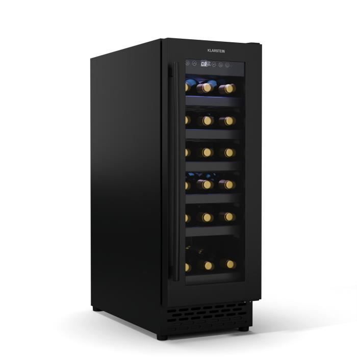 Cave à vin - KLARSTEIN - Vinovilla 18 Uno - 1 zone de réfrigération - 18 bouteilles - 5-18 °C - Klarstein