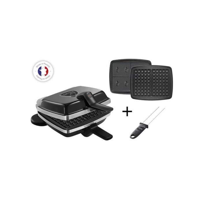 LAGRANGE Gaufrier 1000W Nettoyage et démontage Facile Noir Cdiscount