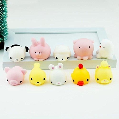 16pcs Squishy Kawaii Squishies Animaux Slow Rising Squeeze Animal Stress  Reliever Anti-stress Jouet (Multicolore)