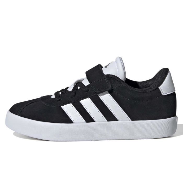 Baskets - Adidas - Sport Vl Court 3.0 El C - Noir - Scratch - Mixte
