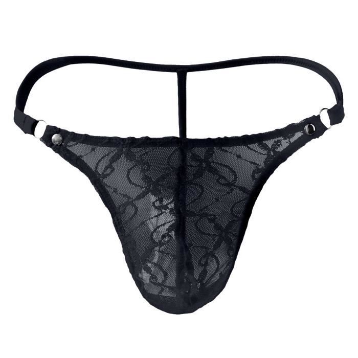 string soie homme