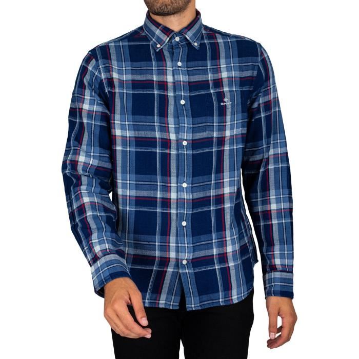 Chemise De Pêche Lake & Trail Manches Courtes – Bleu à Carreaux – Ventilée – Taille XL – Neuf Sans Boîte