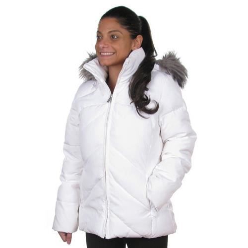 Doudoune Calvin Klein femme CWKO1036 blanche blanc Cdiscount