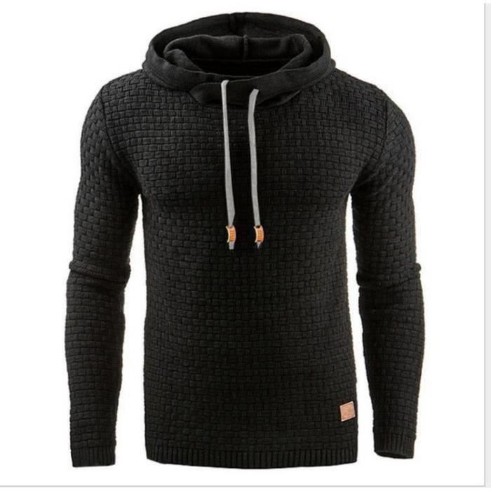 Sweat à Capuche Homme Benson - Poche Kangourou, Coupe Décontractée - Coton/polyester - Tailles XS-4XL - 3