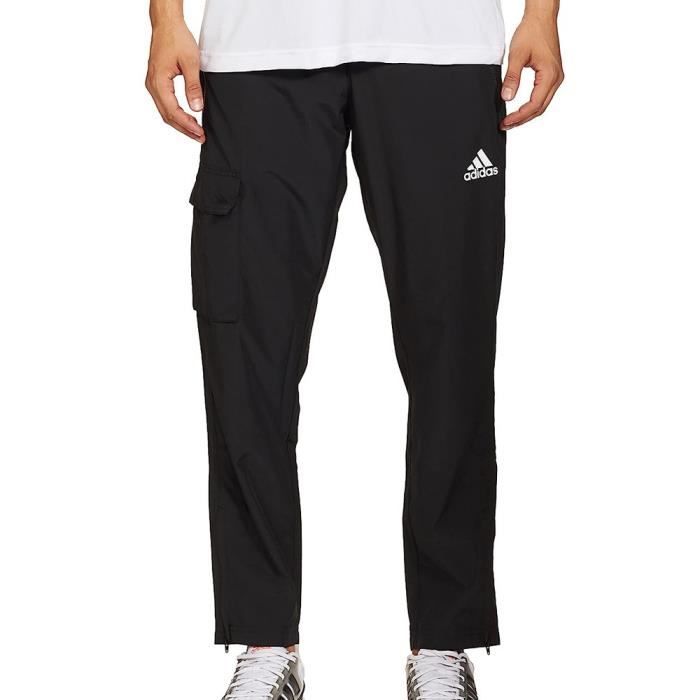 Bas de jogging - ADIDAS - Homme - Noir - Fitness - Running - Montagne Noir  - Cdiscount Prêt-à-Porter