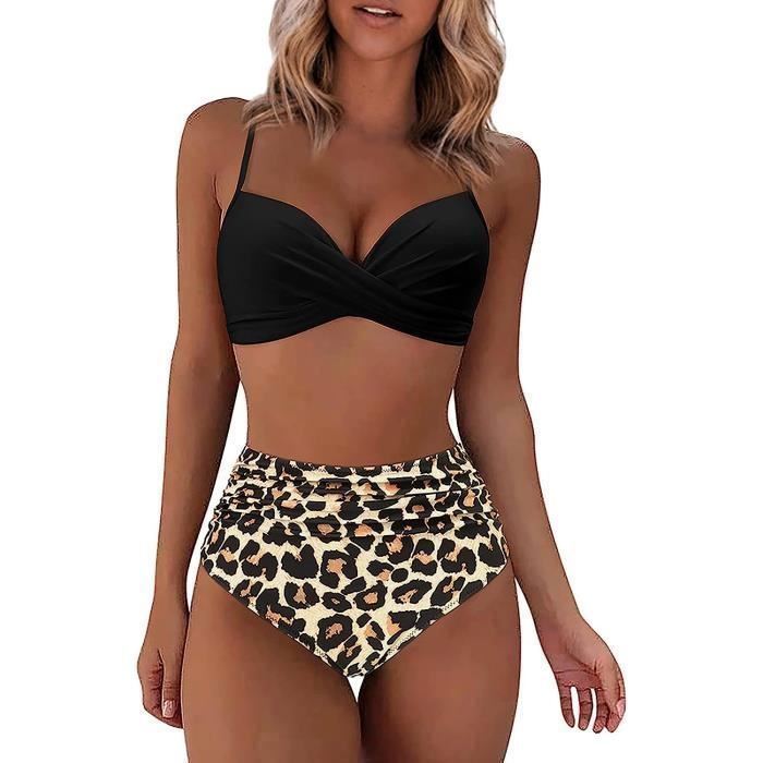 Maillot de bain 2 Piece Femme Sexy Taille Haute Plage De Sable Swimwear Bikini Imprime Floral Maillotde Bain 2 Pieces Mandarine Mandarine Cdiscount Pret a Porter