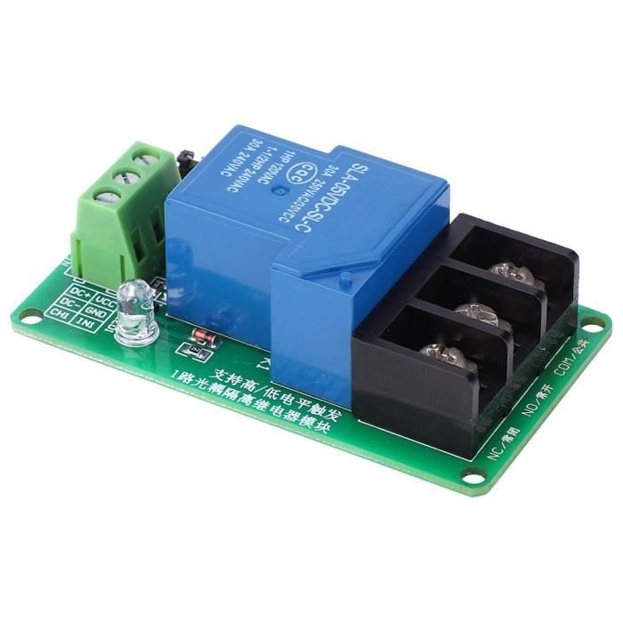 Module Relais 1 Canal Optocoupleur 5VDC - Module De Blindage Avec Isolation Pour Projets Électroniques