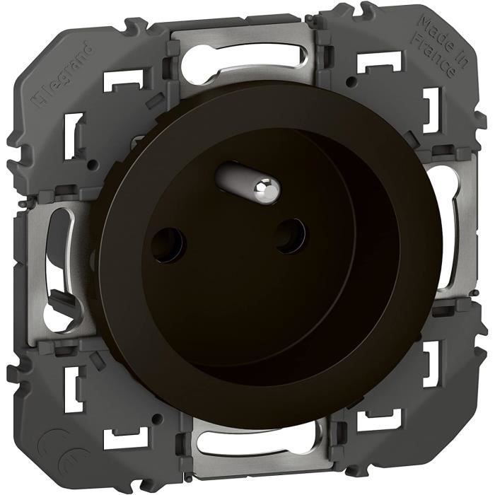 Prise Superdomino 2P+T à Agrafes – Encastrable, Pour Intérieur