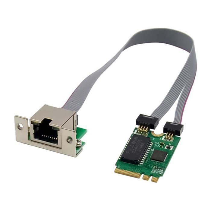 Carte Réseau Ethernet M.2 HUTSRAI - 2.5G Pour PCI Express