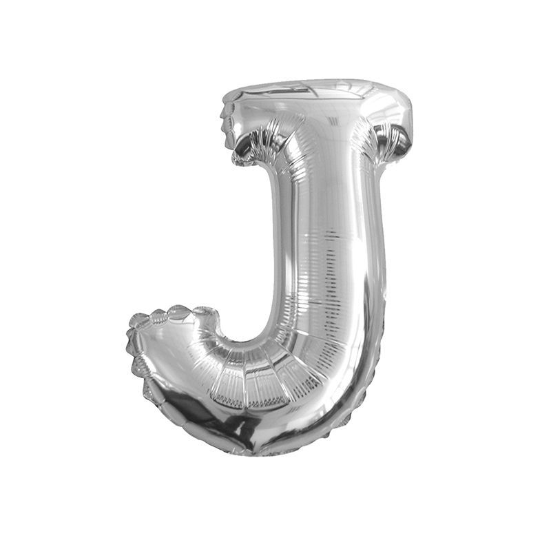 Ballon nouvel an - noir or argent - 45 cm helium aluminium mylar