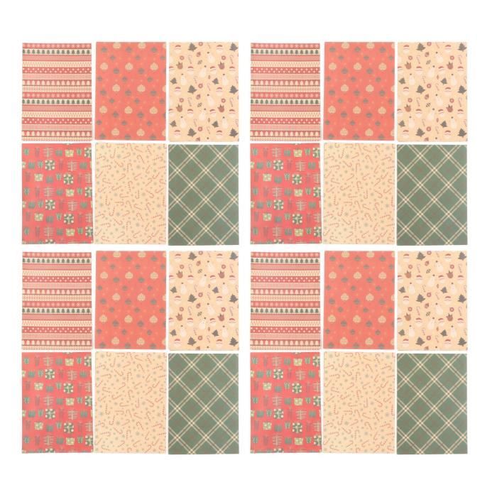 Tbest Christmas Wrapping Paper, Classic Patterns Wrapping Paper for