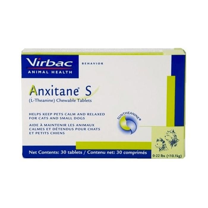Virbac Anxitane S Boite De 30 Comprimés Pour Chien Et Chat De Moins De 10 Kg