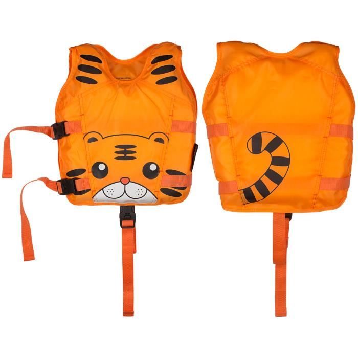 Gilet De Natation Enfant Pottwal - Aide à La Flottabilité 1-3 Ans (8-18kg) - Néoprène Et EPE - Bleu Violacé