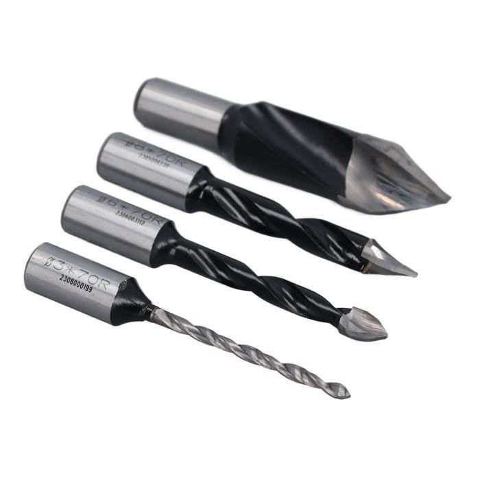 Faithfull Fraise à Défoncer 2 Canaux 7 Mm – Carbure Tungstène, Queue 1/4", Pour Bois Et MDF