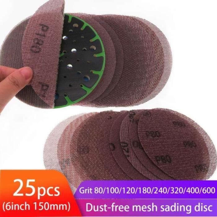 Mirka 9A-203-120 Lot De 50 Disques Abrasifs Sans Poussière Grain 120 7