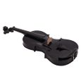4/4 Violon Pleine Grandeur Violin Set pour Débutants Adultes Étudiants Adolescents, Violon en bois érable - Noir-1