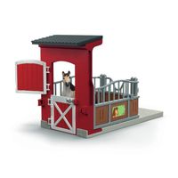 Box avec jument Mustang - Schleich 42724
